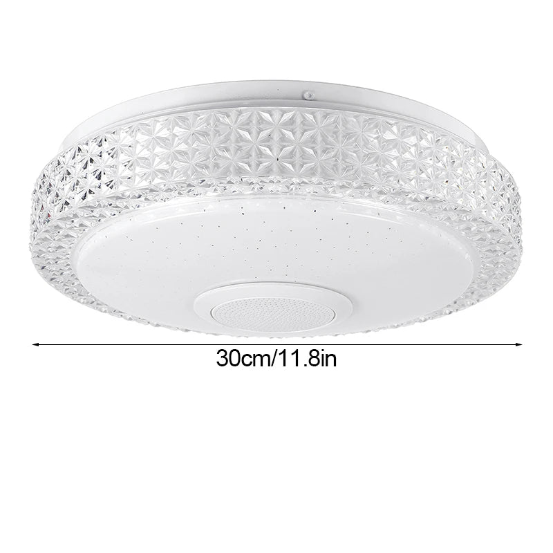 300W LED Ceiling Light RGB Lighting APP Bluetooth Music Lamps for Home Bedroom with Remote Control