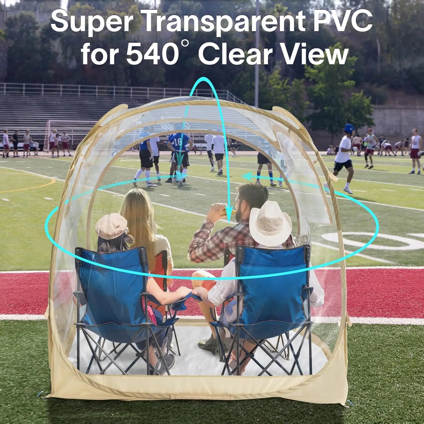 Eighteentek Pod All Weather Sports with Sealed Floor - Instant Shelter - Outdoor Bubble - Rain Tent Camping Sun S