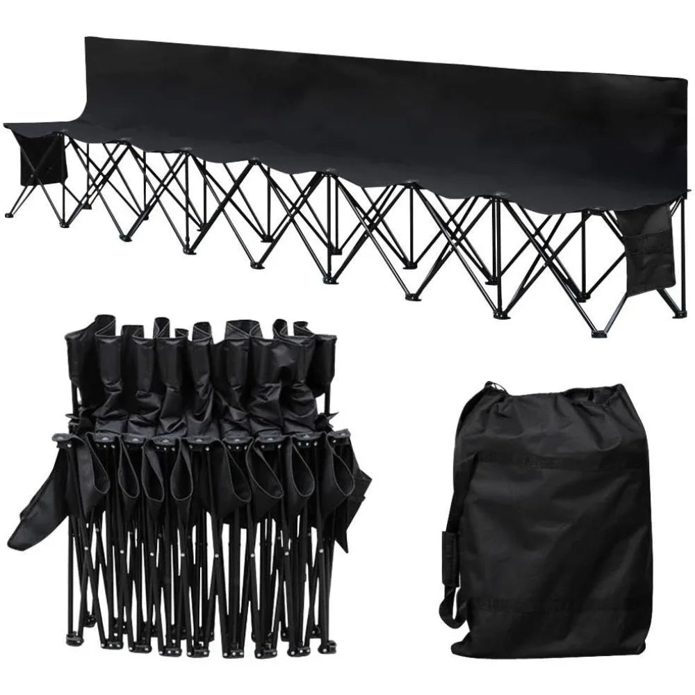 Foldable Sideline Bench 600D Oxford Double Layer Fabric