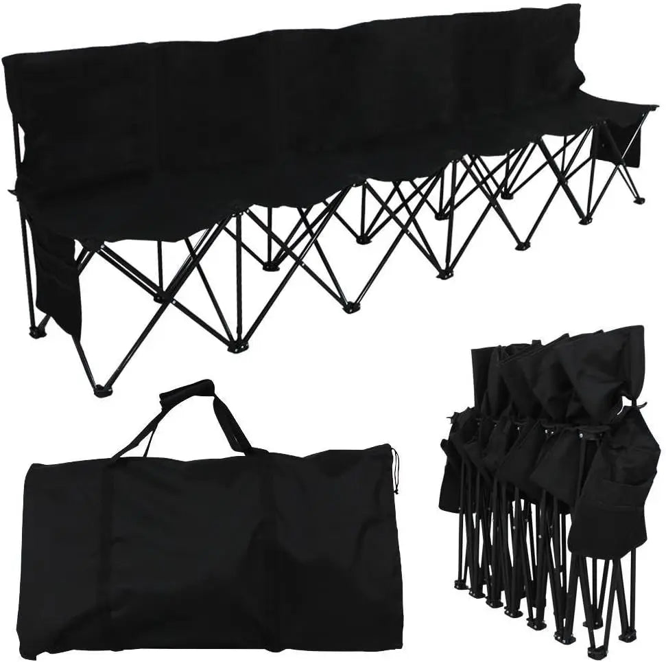 Foldable Sideline Bench 600D Oxford Double Layer Fabric