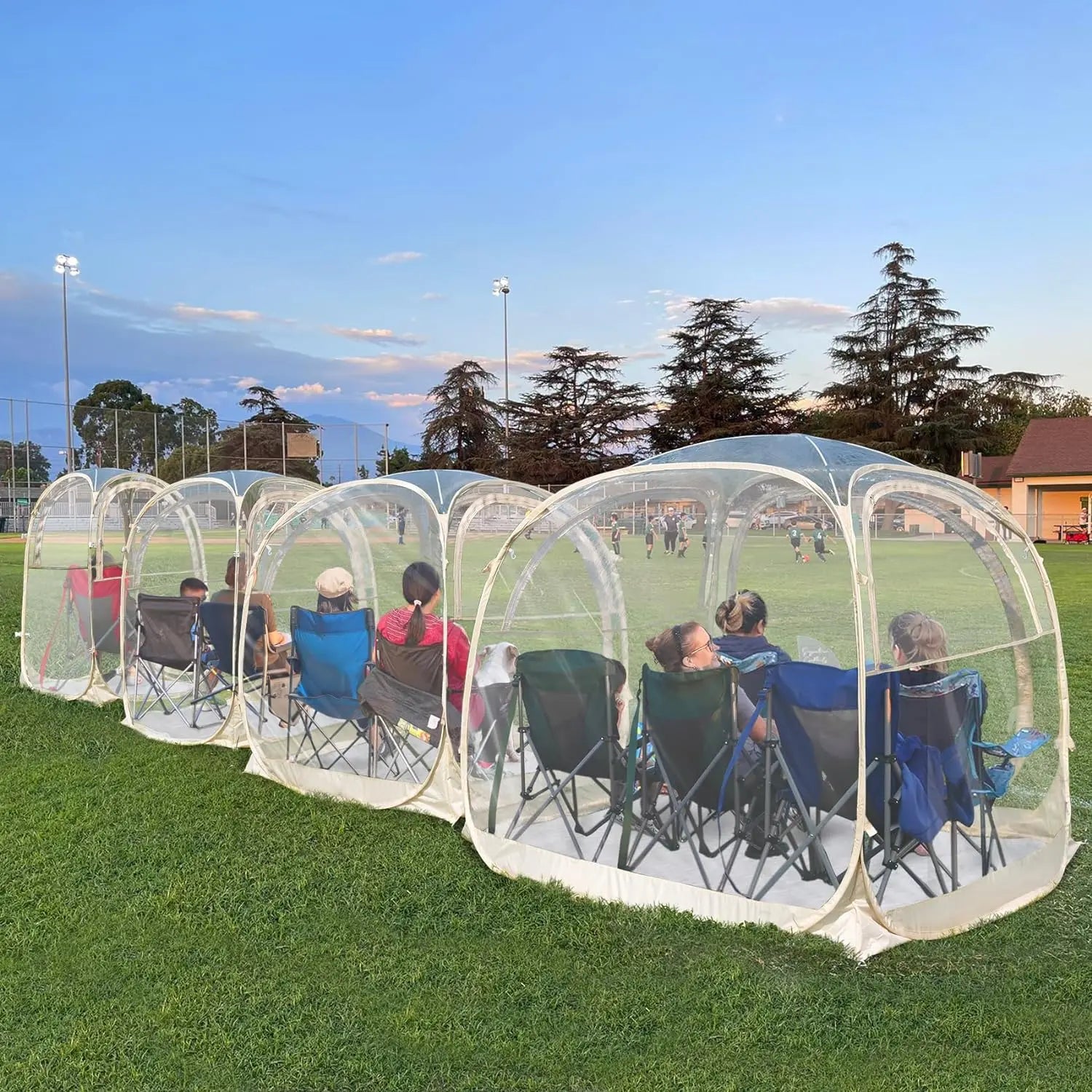 Eighteentek Pod All Weather Sports with Sealed Floor - Instant Shelter - Outdoor Bubble - Rain Tent Camping Sun S